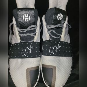 Adidas Mens James Harden Vol.3 AQ0035 White Mesh Training Shoes Sneakers size 16